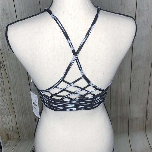 Pilyq Tribal Fire Gypsy Halter Bikini Top - Picture 3 of 6